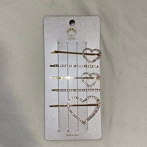 Bedazzled hair pins